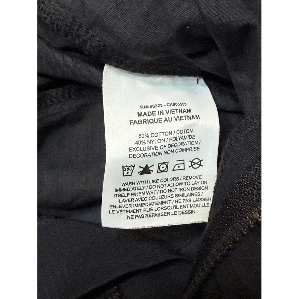 Nike Air Jordan Flight Heritage Cargo Pants Mens Black Hemp (DC7450-010) Sz Xl